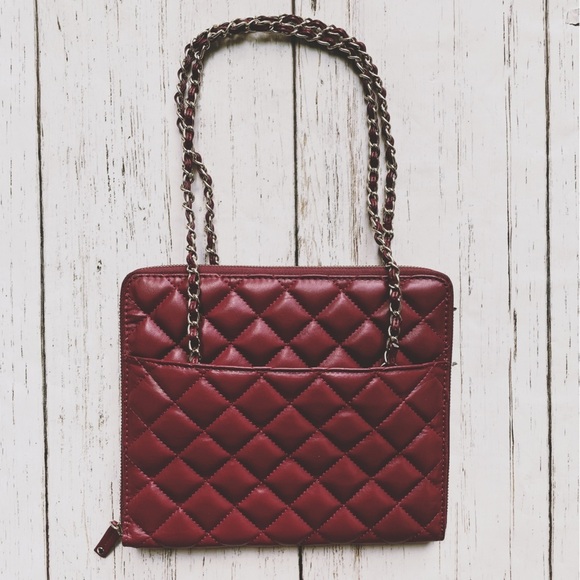 Eco Style Bordeaux Red & Red Burgundy Faux Leather Purse iPad Case EBOR-RD10 - Picture 5 of 10